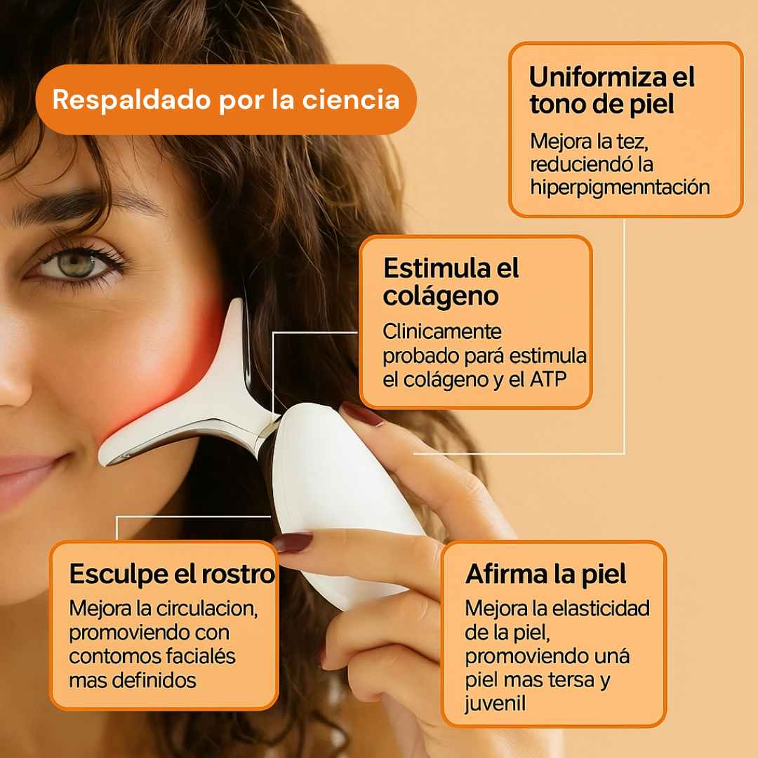 AFRODITA Escultor Facial LED 3 en 1